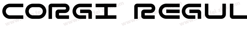 Corgi Regular字体转换